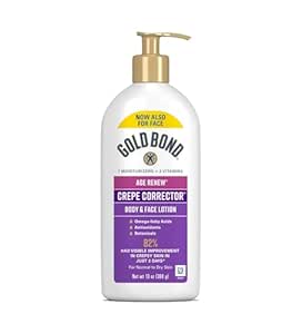 Gold Bond Age Renew Crepe Corrector Body Lotion, Replenishing & Smoothing Formula, 13 oz.