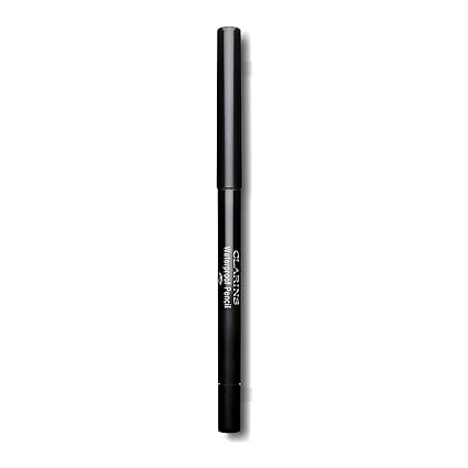 Clarins Waterproof Eye Pencil | Award-Winning | Highly Pigmented and Long-Wearing | Includes Retractable Tip, Built-In Sharpener and Smudger For Smoky Eye Looks | 0.01 Ounces