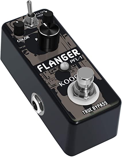 Koogo Guitar Flanger Vintage Pedal Classic Analog Effect Pedals Filter & Normal Best Retro Sound Effector