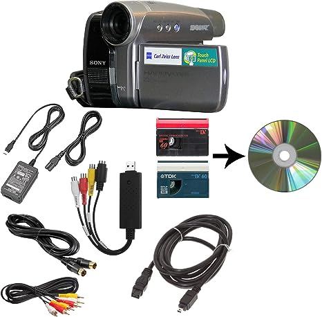 Sony Camcorder for miniDV Tape Transfer to Computer USB and DVD