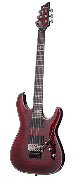 Schecter Hellraiser C-1 FR Electric Guitar, Black Cherry