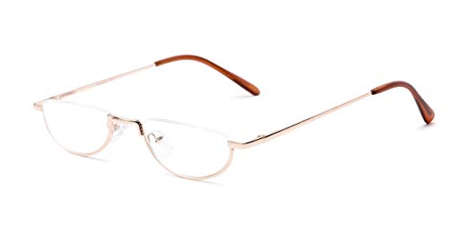Readers.com | The Lynwood Round Stylish Men's & Women's Half Frame Reading Glasses
