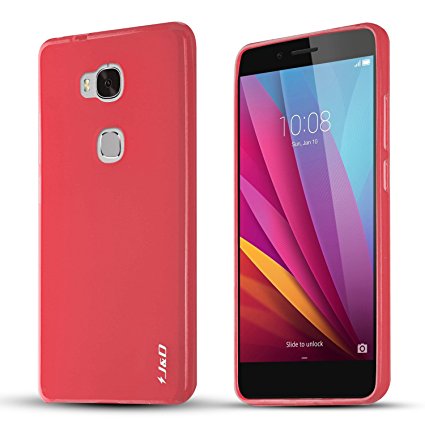 J&D Slim Shock Resistant Jelly Case for HUAWEI Honor 5X - Red