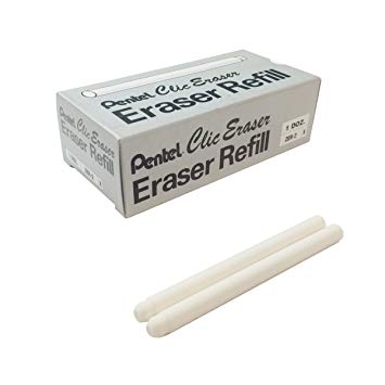 Pentel Clic Eraser Refill (Pack of 24)