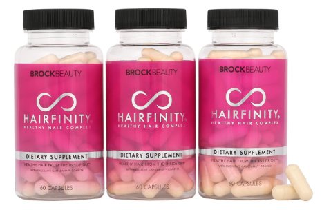 Brock Beauty Hairfinityreg Healthy Hair Vitamins 180 Capsules 3 Months Supply