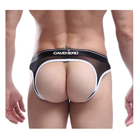 Men Sexy Modal Jockstrap Elastic G-String Thong Underwear