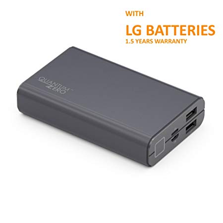 QuantumZERO Standby Power Bank [with Premium LG Batteries] (10050 mAh)