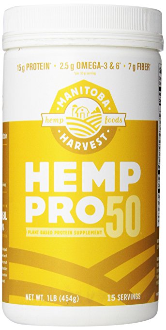 Manitoba Harvest Hemp Pro 50 Protein Supplement, 16 Ounce