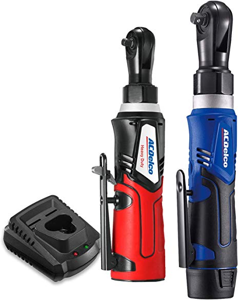 ACDelco G12 Series 2-Tool Combo Kit- 1/4" & 3/8" Cordless Ratchet Wrench, ARW1209-K9