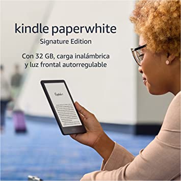 Te presentamos el Kindle Paperwhite Signature Edition (32 GB) | Con una pantalla de 6,8", carga inalámbrica y luz frontal autorregulable | Sin publicidad