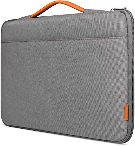 Inateck 15-15.6 Inch Laptop Sleeve Carrying Case Chromebook Notebook Ultrabook Briefcase, Netbook Bag with Handle - Gray