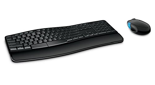 Microsoft Sculpt Comfort Desktop Keyboard and Mouse Set, UK Layout - Black