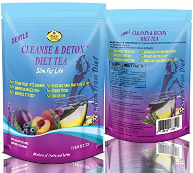 Detox Tea for Weight Loss - Appetite Suppressant, Diet Tea, Bloating and Constipation Relief - 2 Packs.