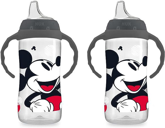 NUK Disney Mickey Mouse Large Learner Cup, 10oz, 2 Pack