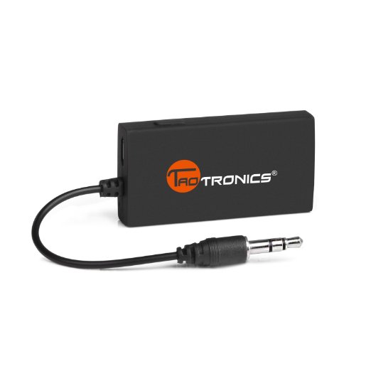 Bluetooth Transmitter TaoTronics Wireless Portable Transmitter Connected to 35mm Audio Devices Paired with Bluetooth Receiver TV Ears Bluetooth Dongle A2DP Stereo Music Transmission