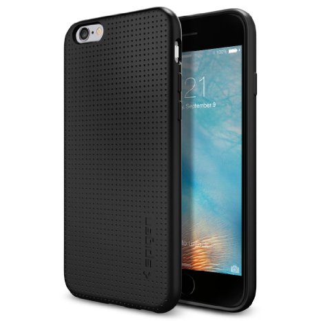 iPhone 6s Case, Spigen® [Liquid Armor] SOFT-FLEX [Black] Premium Flexible Soft TPU Case for iPhone 6 (2014) / 6s (2015) - Black (SGP11751)