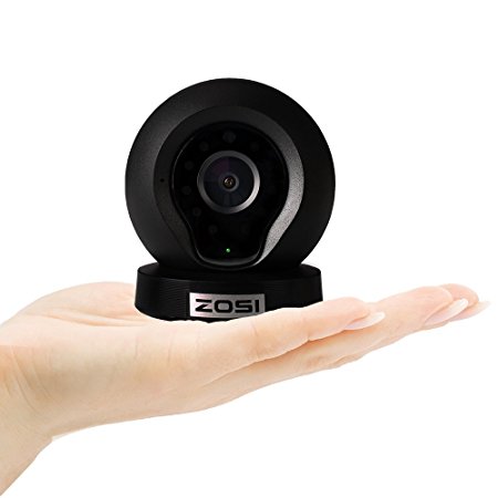 ZOSI Q2 Wireless Camera 1.0 MegaPixel Wifi Baby Monitor and Home Security Camera, P2P Network Camera, Night Vision/Motion Detection/Two Way Audio/Remote View NO INCLUDE SD Card