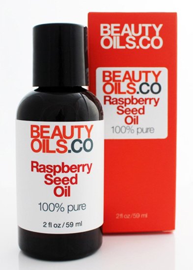 BEAUTYOILSCO Raspberry Seed Oil - 100 Pure Cold-Pressed Beauty Face Oil Moisturizer 2 fl oz