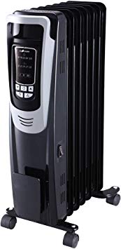Ecohouzng ECH3015 Digital Oil Filled Heater, Black
