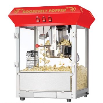 Great Northern Popcorn 6010 Roosevelt Top Antique Style Popcorn Popper Machine 8-Ounce