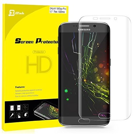 Galaxy S6 Edge Plus Screen Protector JETech Edge to Edge Full Screen Curved Edge HD Crystal Screen Protector film for Samsung Galaxy S6 Edge Plus