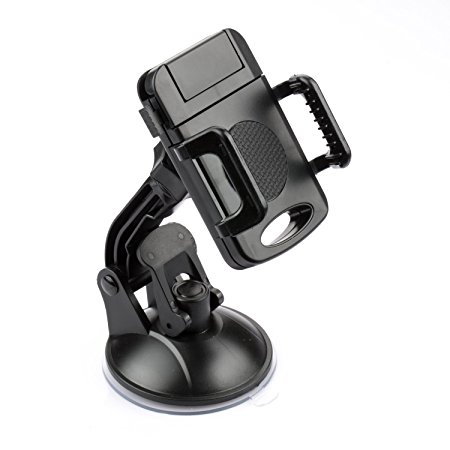 Etekcity Universal Car Mount holder for iPhone 6s Plus 6s 5s 5c Samsung Galaxy S7 Edge S6 S5 Note 5 4 and more