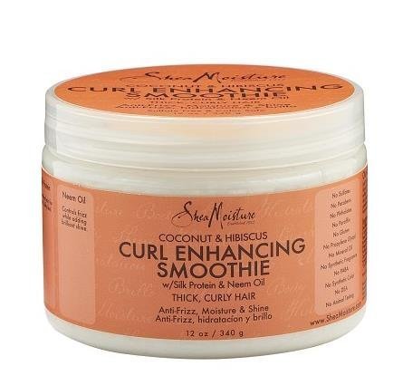 Shea Moisture Coconut & Hibiscus Curl Enhancing Smoothie 12 oz (Pack of 2)