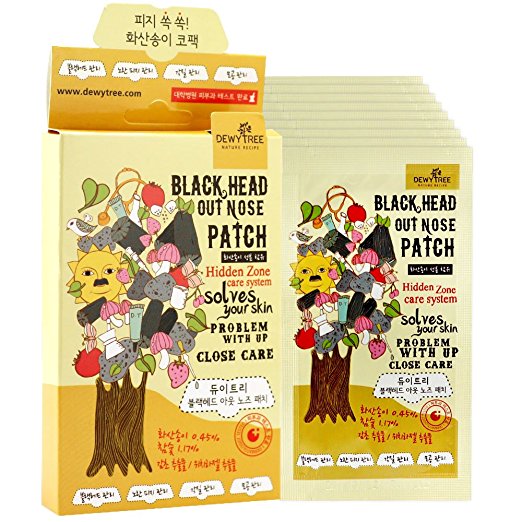 Dewytree Blackhead Out Nose Patch (with Jeju volcanic ash) 10 pcs