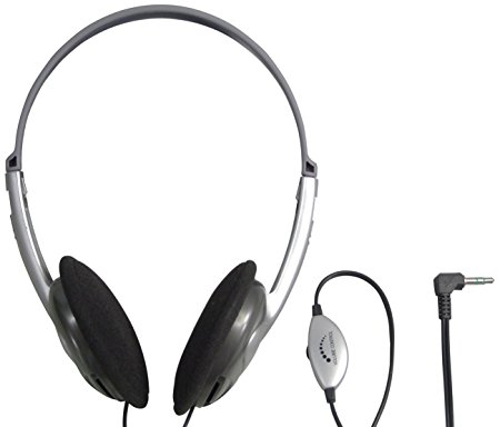SoundLAB Lightweight Stereo Headphones with Volume Control