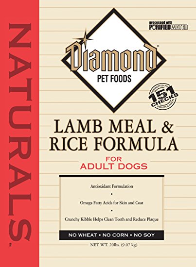Natural Lamb Meal and Rice Dry Dog Food