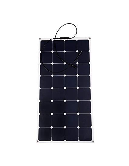 Grape Solar PhotoFlex-100W Monocrystalline Solar Panel for RV's, Boats and 12-volt Systems