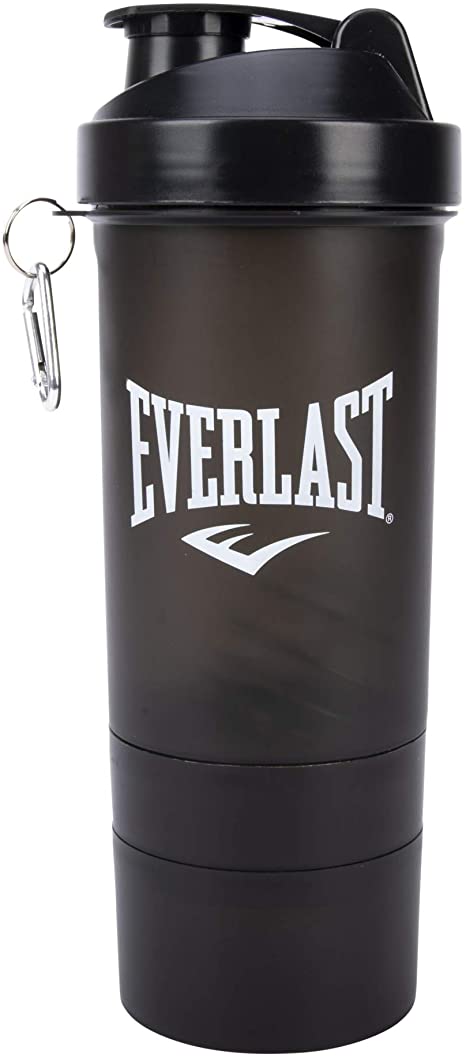 Everlast FIT Shaker Bottle Bottle with 2 Compartment - 600ml