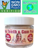 Happy Teeth and Gum Powder - Optimize Your Dental Care Gum Disease Gum Recession Plaque Build-up Toothache Bad Breath Gingivitis Root Canal Whitening Bleeding Gums Sensitivity Inflammation
