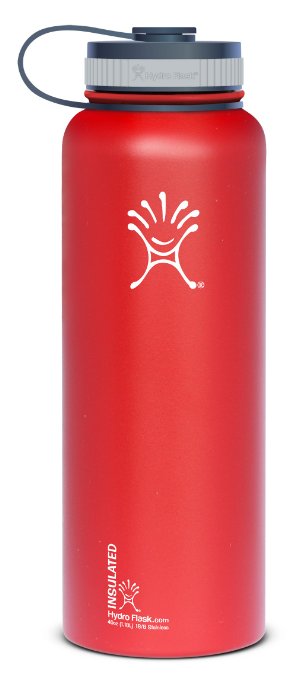 Hydro Flask Insulated Stainless Steel Water Bottle, Wide Mouth, 40-Ounce