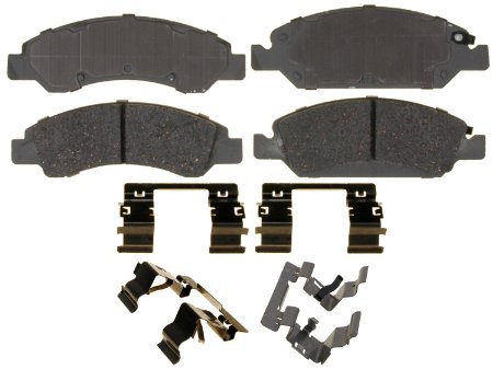 ACDelco 14D1367CH Advantage Ceramic Front Disc Brake Pad Set with Hardware