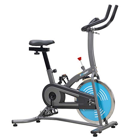 EFITMENT Indoor Cycle Bike, Quiet Belt Drive Cycling Trainer Exercise Bike; Low Maintanance - IC007