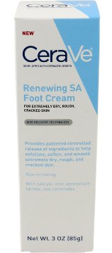 CeraVe Renewing System, SA Renewing Foot Cream, 3 Ounce