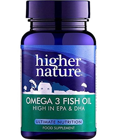 Higher Nature Omega 3 Fish Oil - Pack of 180 Capsules