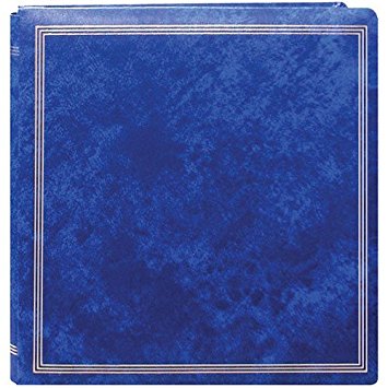 Large Magnetic Page X-Pando Photo Album, Royal Blue