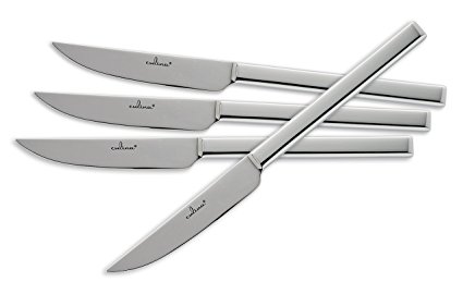 Culina Steak Knife Set of 4. Full Tang Seamless European Design