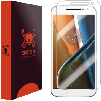 Moto G4 Screen Protector, Skinomi® TechSkin Full Coverage Screen Protector for Motorola Moto G4 Clear HD Anti-Bubble Film - with Lifetime Warranty