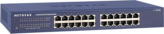 NETGEAR 24-Port Gigabit Ethernet Unmanaged Switch (JGS524) - Desktop/Rackmount, and ProSAFE Limited Lifetime Protection