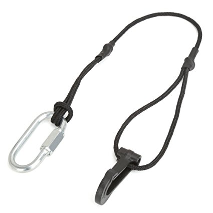 BIRUGEAR Camera Safety Tether for SLR / DSLR Camera Strap with Extra Clip
