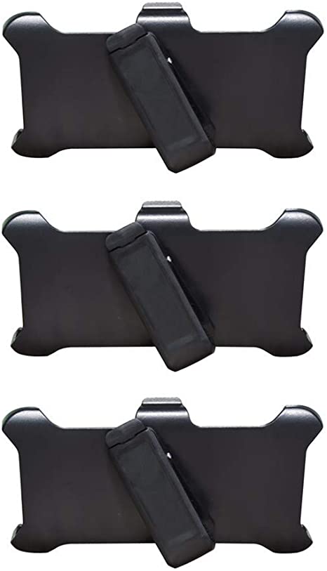 HIQUE 3 PCS Replacement Belt Clip Holster [Compatible for Defender Case] Kickstand for Samsung Galaxy Note 20-3 Pack