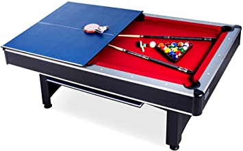 Rack Scorpius 7-Foot Billiard/Pool and Table Tennis Multi Game Table