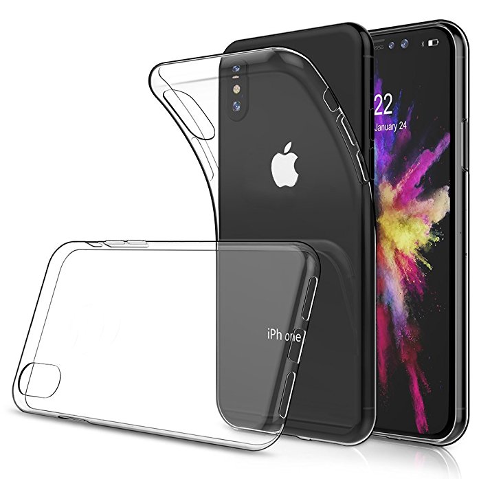 iPhone X Case, iPhone X [iPhone 10] Case Cover, By DN-Alive [Wireless Charger Compatible] [Gel] [Slim] [Clear] [Silicone] [Transparent] [iPhone X Screen Protector Compatible] [Protective] [Bumper] [Slim] [TPU] iPhone X [iPhone 10] Case