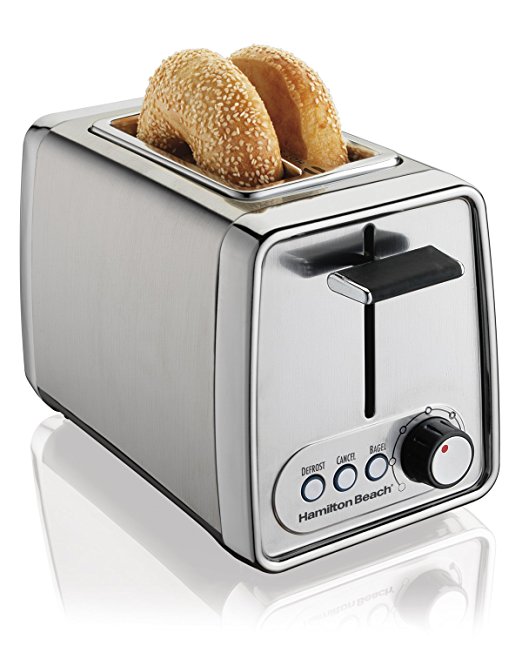 Hamilton Beach 22791C 2 Slice Modern Chrome Toaster