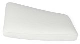 Sensorpedic Luxury Extraordinaire Gusseted Memory Foam Pillow with Ventilated Icool Technology King Size White