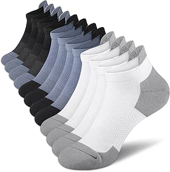 Ankle Socks Womens Running Athletic Compression Socks 5/6 Pairs