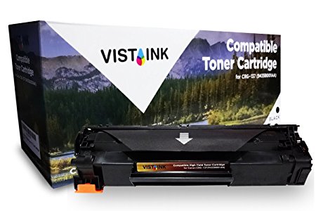 Vista Ink Compatible Canon 137 Canon Cartridge 137 CRG-137 3500B001AA High Yield Toner Powder Cartridge - 2,400 Page Yield Black Cartridge for Canon Printers - Black and White Printing - 1 Pack